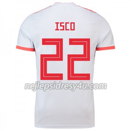 Fotbalový Dres Španělsko Isco 22 Venkovní MS 2018